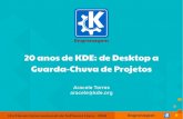 20 anos de KDE: de Desktop a Guarda-Chuva de Projetos