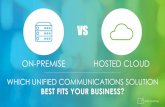 On-Premise vs Hosted Cloud | Which Unified Communications Solution Best Fits Your Business?