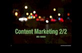 Mis content marketing seminarium dag 2:2