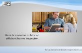 Here is a source to hire an efficient home inspector.