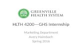 Hlth 4200—GHS Internship