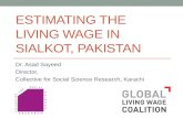 Estimating the Living Wage in Sialkot, Pakistan