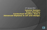 Contextual studies task 4:presentation.Eman scorfna + Lyanne sawyer