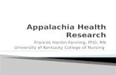 Appalachia Health Research
