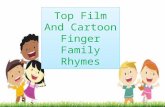 Top flim and cartoon finger family rhymes