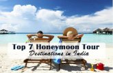 Top 7 Honeymoon Tour Destinations in India You Will Love