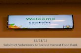 SoloPoint Volunteers At Second Harvest Food Bank