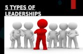 5 TYPES OF LEADERSHIP