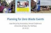 2015 Fall Conference: Event Recycling-University of Iowa