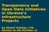 Transparency and open data initiatives in Ukraine's infrastructure projects
