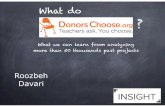 Insights From DonorsChoose