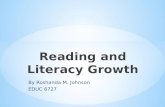 Reading and Literacy Growth