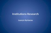 Institution Research - Lauryn K