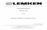 Lemken rubin 9-400-combi-liner parts catalog