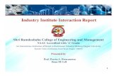 Industry Institute Interaction Report