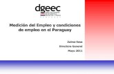 Medición del Empleo y condiciones de empleo en el Paraguay