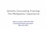 Genebc Counseling Training: The Philippines' Experience