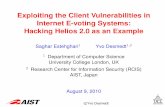 Exploiting the Client Vulnerabilities in Internet E-voting Systems ...