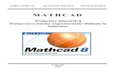 MathCAD-Proiectare interactiva si prelucrarea datelor ...