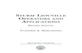 STURM-LIOUVILLE OPERATORS AND APPLICATIONS