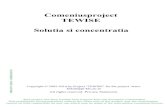 Comeniusproject TEWISE Solutia si concentratia