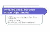 Private/Special Purpose Police Departments - Virginia