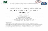 A Forensic Comparison of NTFS and FAT32 File Systems