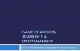 GAME CHANGERS: LEADERSHIP & SPORTSMANSHIP