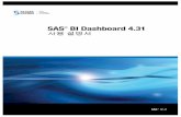 SAS BI Dashboard 4.31: 사용 설명서