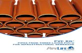 PVC KG - Pipes from three-layer PVC-U for infrastructural sewerage