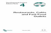 Restaurants, Cafés and Fast Food Outlets