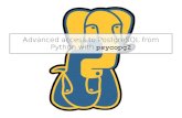 Advanced access to PostgreSQL from Python with psycopg2