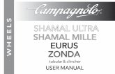User manual Shamal Mille wheels