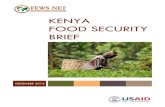 kenya food security brief - fews net