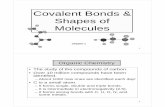 Covalent Bonds & Shapes of Molecules