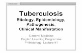 (Microsoft PowerPoint - TB epidemiology, etiopathogenesis and