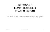 BETONSKE KONSTRUKCIJE 3 M-1/r dijagrami