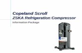 Copeland Scroll ZSKA Refrigeration Compressor
