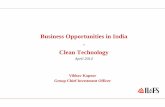 Business Opportunities in India - Clean Technology