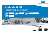Catálogo bizhub 215, PDF