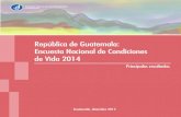 República de Guatemala: Encuesta Nacional de Condiciones de ...