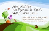 Using Multiple Intelligences to Teach Group Social Skills
