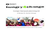 hunger banquet planning kit A Recipe for Social Change