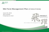 Mid-Term Management Plan (FY2015-FY2019) - “HIYAKU”