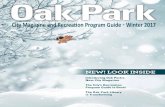Oak Park City Magazine and Recreation Program Guide - Winter 2017