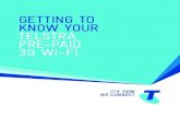 GETTING TO KNOW YOUR TELSTRA PRE-PAID 3G WI-FI - Mobile ...