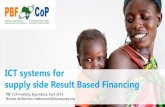 ICT systems for supply side Result Based Financing