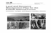 Land and Resource Management Plan for the Kaibab National Forest