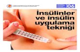 İnsülinler ve insülin uygulama tekniği