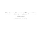 Electronic Document Preparation Pocket Primer
